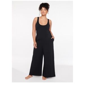 SAVAGE X FENTY Essential Relaxed Jumpsuit - Black - Size 8/10